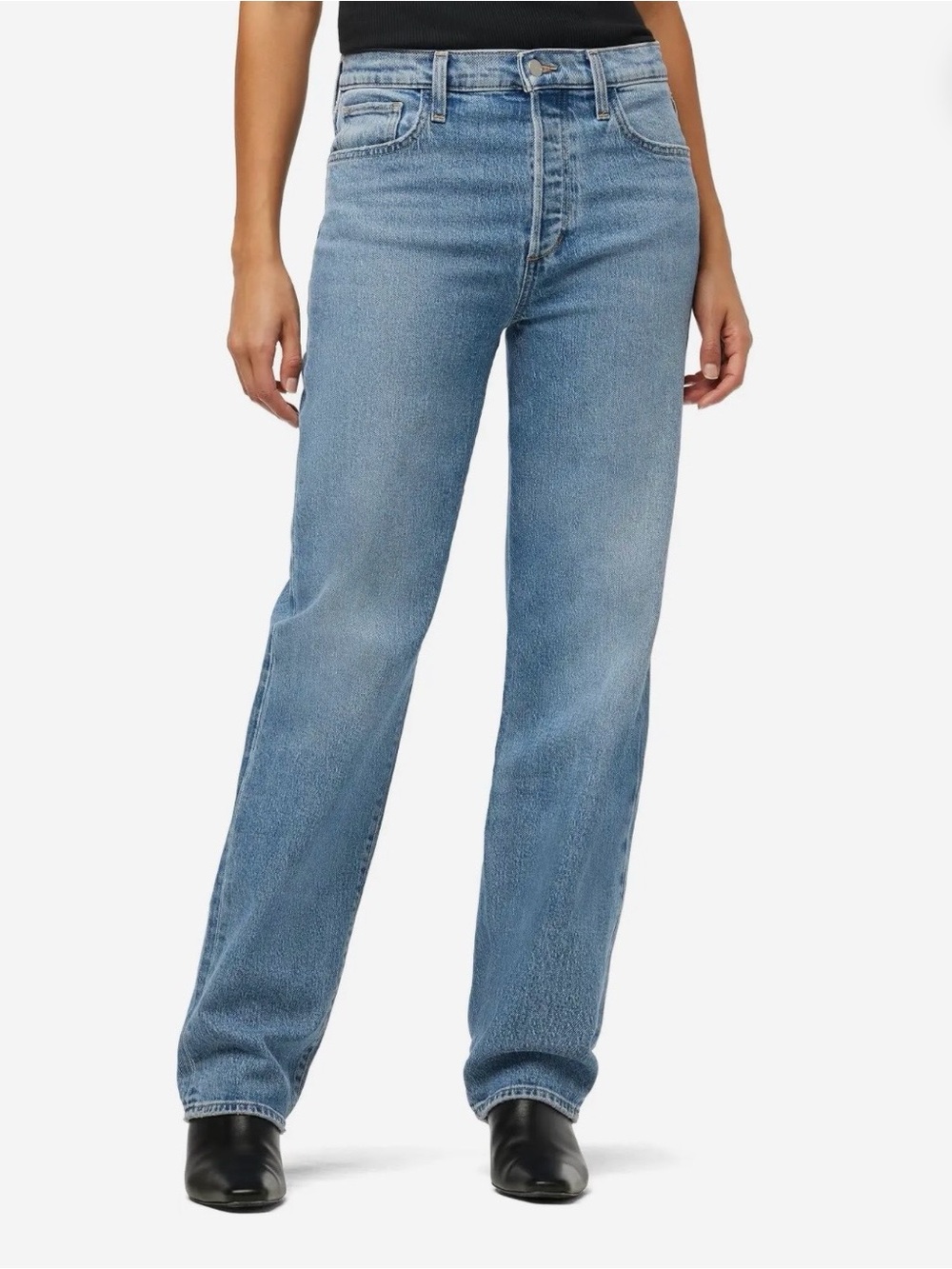 Joe Jean’s The 90's Niki Mid Rise Boyfriend Straight Leg Jean